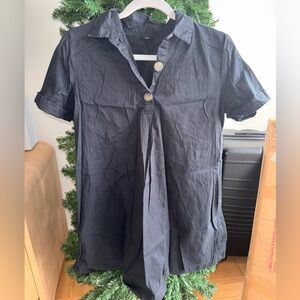 Who What Wear Black Mini Dress